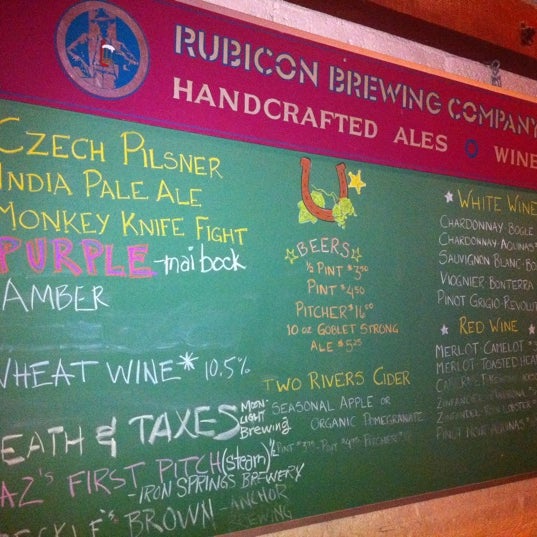 Photo taken at Rubicon Brewing Co. by Byron on 5/17/2011