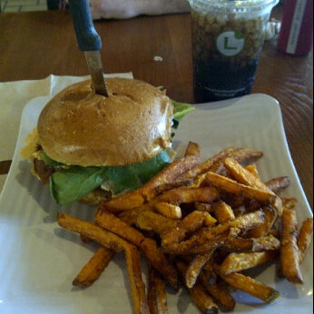 Photo taken at Liberty Burger by Amanda on 1/7/2012