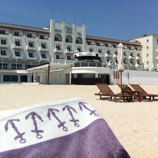 Photo taken at Grand Hotel Rex Beach by Vali I. on 7/18/2011