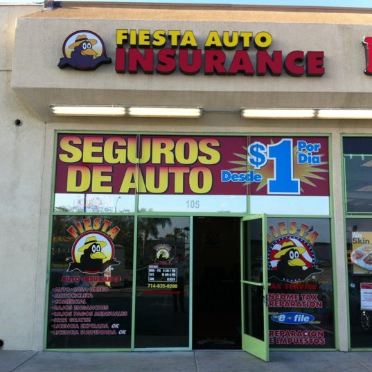 Fiesta Auto Insurance Tax Service - The Colony - Anaheim Ca