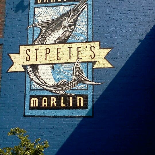 Photo taken at St. Pete&#39;s Dancing Marlin by Katrina T. on 2/19/2012
