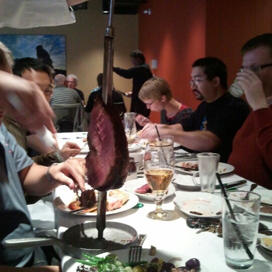 Photo taken at Pampa Brazilian Steakhouse by Mary N. on 8/25/2012