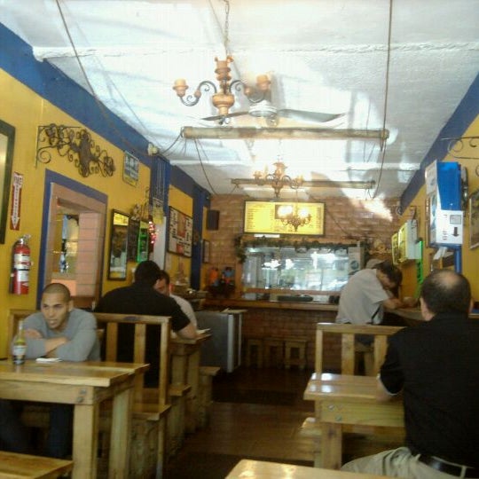 Photo taken at Los Pioneros Taqueria Mexicana by Jeanette Yvonne M. on 1/25/2012