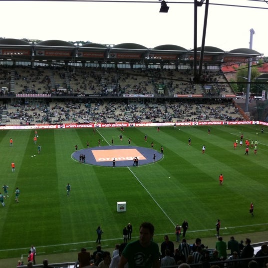 Photo taken at Gerhard Hanappi Stadium by Clemens O. on 5/6/2012