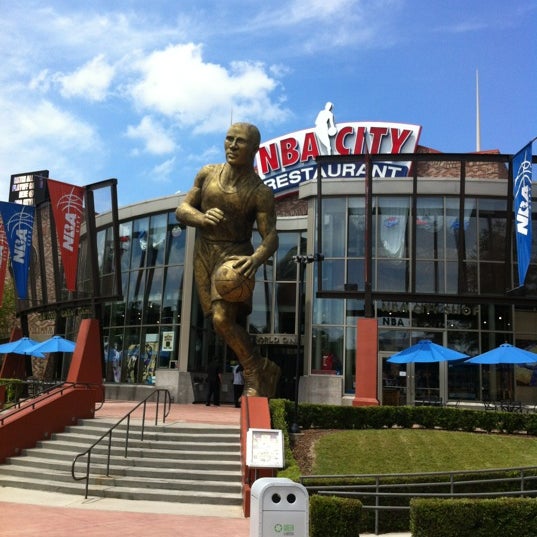 Photo taken at NBA City Restaurant by Shane D. on 4/28/2012