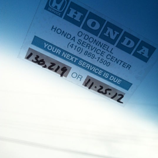 Odonnell Honda Service Center 5530 Baltimore National Pike 