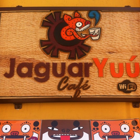 Photo taken at Café Jaguar Yuú by Karina S. on 4/5/2012