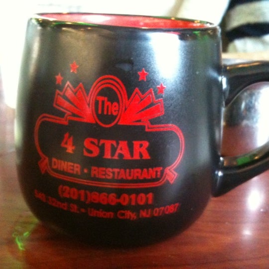 Photo taken at Four Star Diner Union City by Vito Z. on 5/15/2011