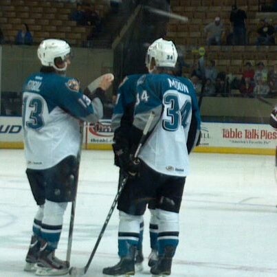 Photo taken at Worcester Sharks by Tina T. on 11/27/2011
