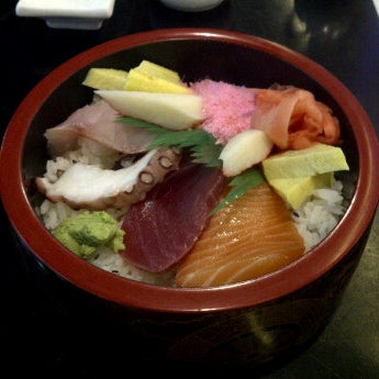 Photo taken at Fuji Japanese Restaurant &amp; Sushi Bar by Heriawan O. on 3/9/2012