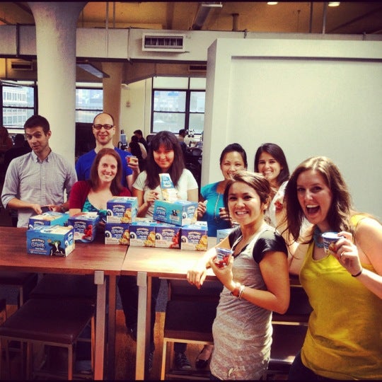 Photo taken at AKQA New York by Ben &amp; Jerry&#39;s Truck East on 7/26/2012