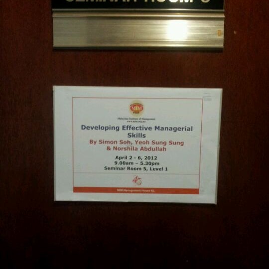 Malaysian Institute Of Management 227 Jalan Ampang