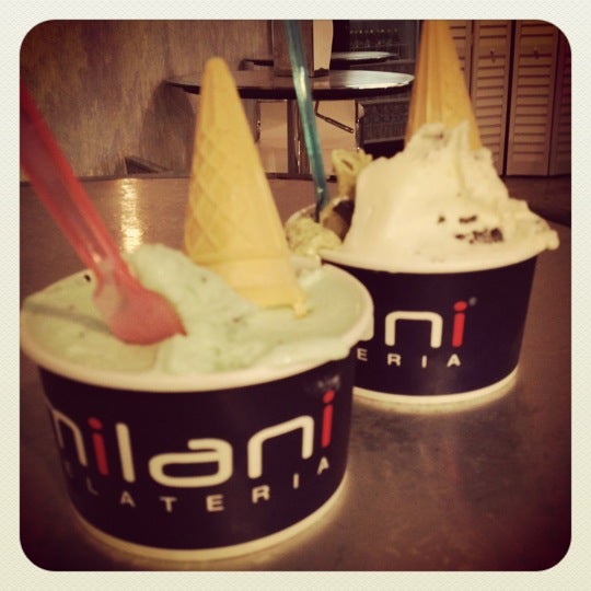 Photo taken at Milani Gelateria by Tipsy T. on 3/29/2012