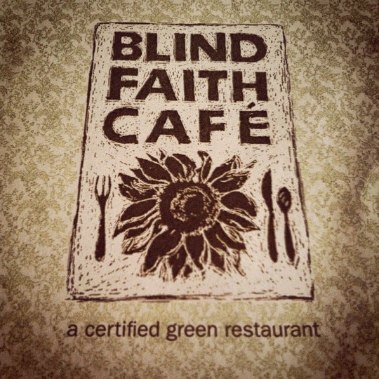 Photo taken at Blind Faith Cafe by Kim C. on 3/31/2012