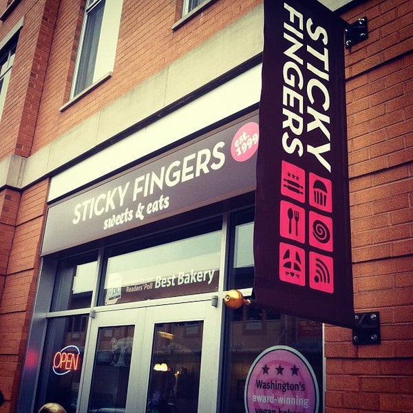 Photo taken at Sticky Fingers Bakery by Joseph P. on 2/16/2012