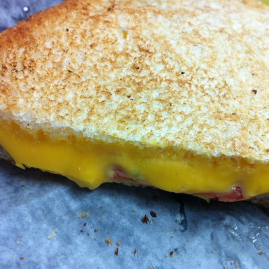 Photo taken at Grilled Cheese at the Melt Factory by Jackie B. on 7/21/2012