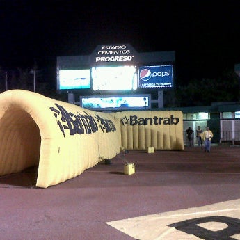 Photo taken at Estadio Cementos Progreso by Jc D. on 3/8/2012