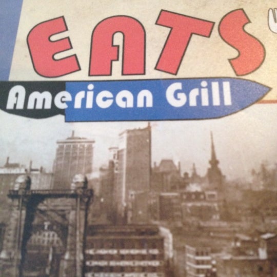 Снимок сделан в Eats American Grill пользователем Kathryn B. 5/6/2012