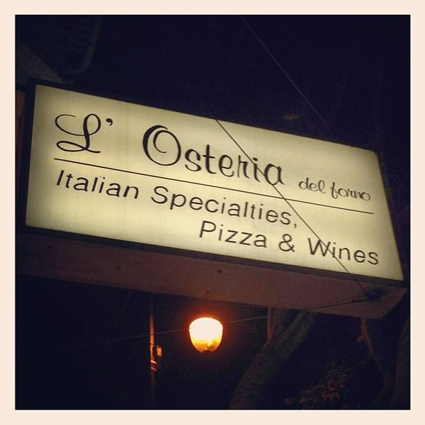 Photo taken at L&#39;Osteria Del Forno by Sid D. on 3/17/2013