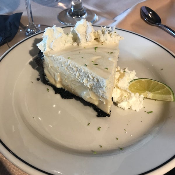 The steak and the key lime pie are very good