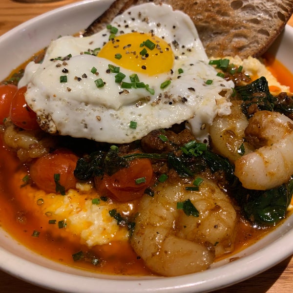 You must. Get. The shrimp and grits with chorizo. Just do it. Trust me.