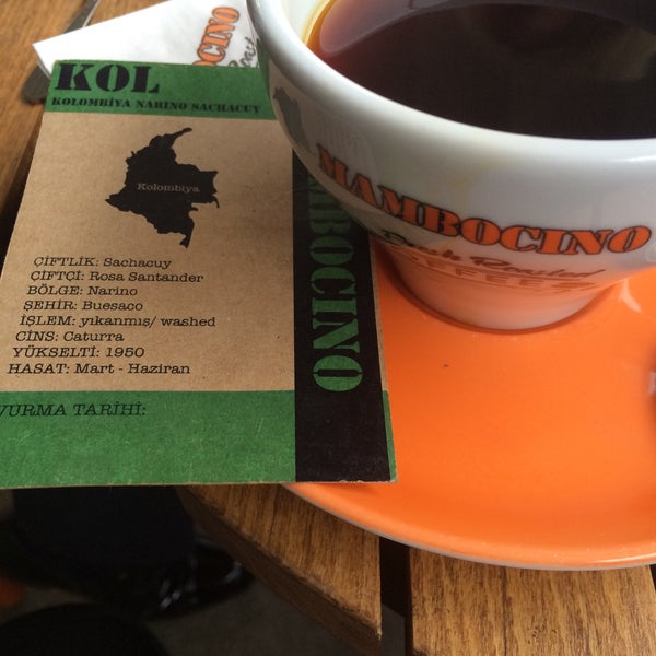 Photo taken at Mambocino Coffee by Ercan Ç. on 9/29/2015