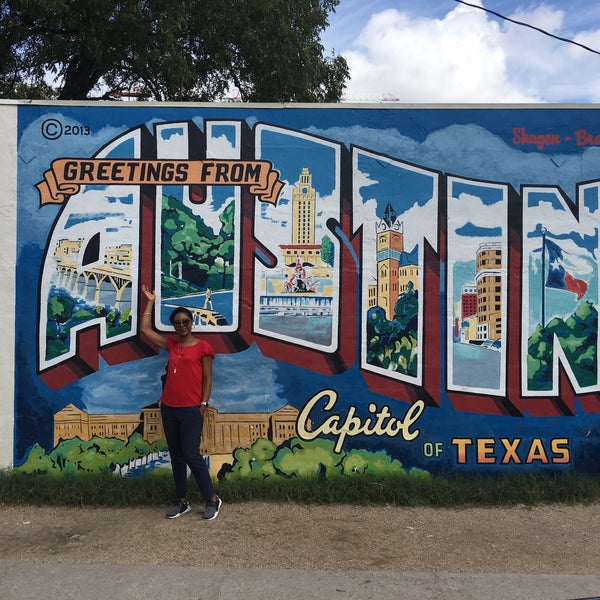 Photos at Greetings from Austin Mural - Historic Site in Austin