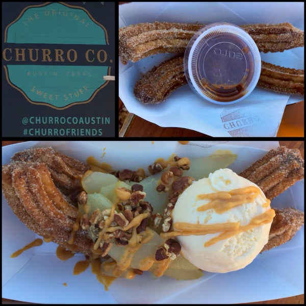 Churros are Made to Order Very Fresh.  Had the Classic w/Cajeta (Cooked Sweet Condensed Milk) & Autum topped w/Wine Poached Pears, Toasted Pecans, Vanilla Bean Ice Cream & Caramel Sauce Just Heaven!