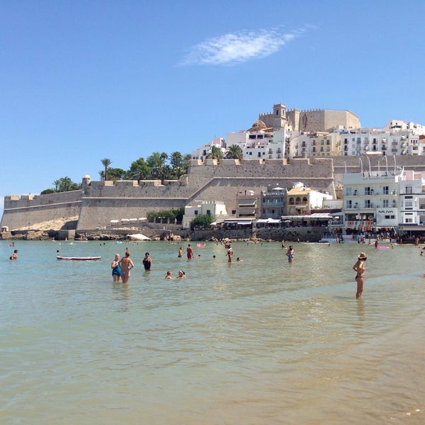 Photo taken at Playa Norte de Peñíscola by Lswitch on 8/23/2015