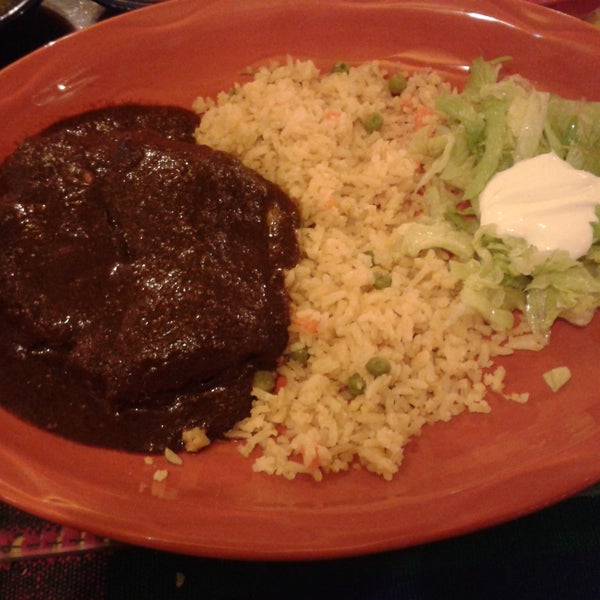Chicken mole is awesome!
