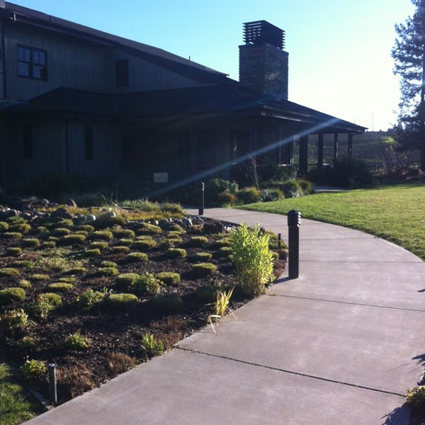 Photo taken at Lynmar Estate Winery by James Y. on 12/30/2012