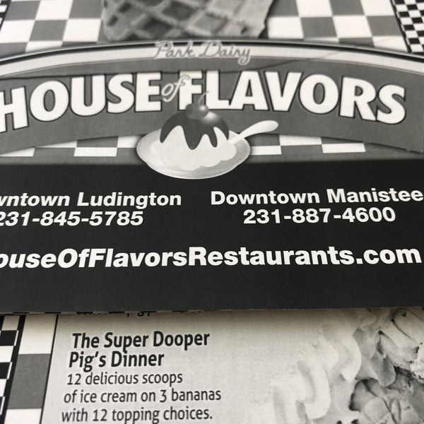 House Of Flavors Ice Cream Parlor in Manistee