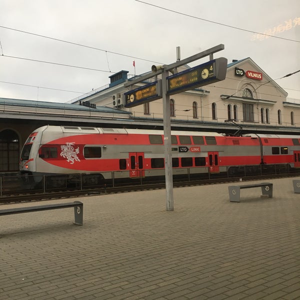 Photo taken at Vilnius Train Station by Skirmantas J. on 11/17/2022