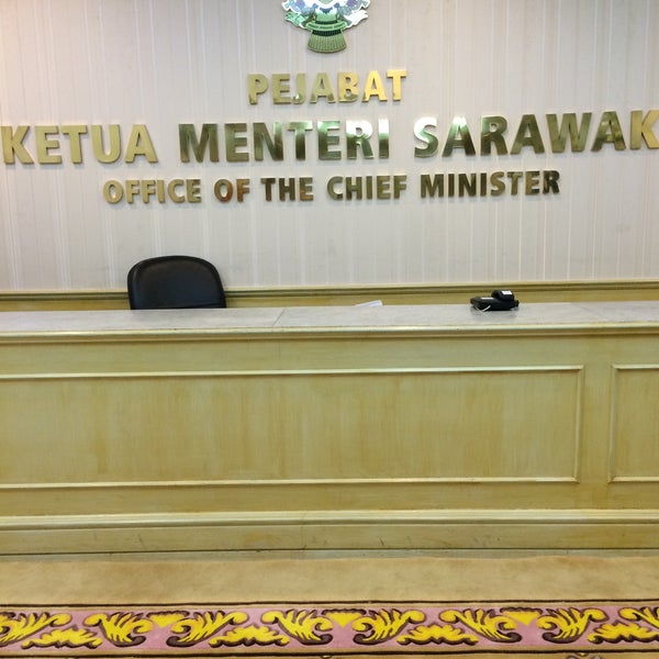 Jabatan Ketua Menteri Government Building In Kuching