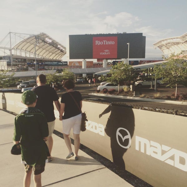 8/16/2015 tarihinde Todd G.ziyaretçi tarafından Rio Tinto Stadium'de çekilen fotoğraf
