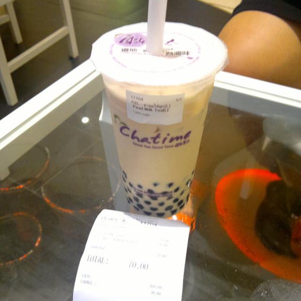 Photo taken at Chatime by waranya a. on 10/7/2012