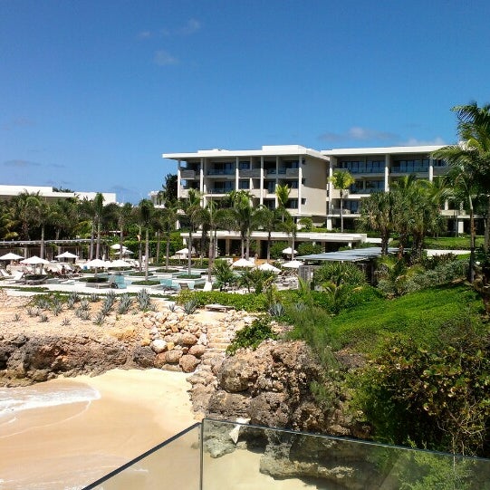 Photo taken at Four Seasons Resort and Residences Anguilla by L J. on 5/17/2013