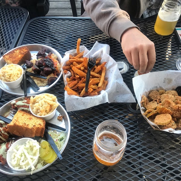 Photo taken at Edley&#39;s Bar-B-Que by Samantha S. on 3/31/2019