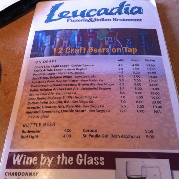 รูปภาพถ่ายที่ Leucadia Pizzeria &amp; Italian Restaurant - Encinitas โดย Zach S. เมื่อ 8/16/2013