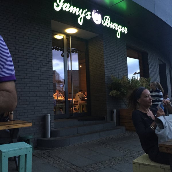 Photo taken at Jamy&#39;s Burger by Tommy on 7/20/2015