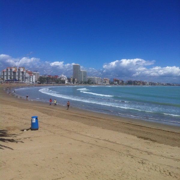 Photo taken at Playa Norte de Peñíscola by Alex L. on 5/11/2016