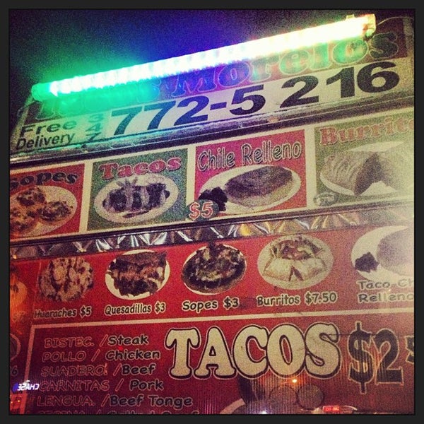 Photo taken at Tacos Morelos by Ella E. on 3/1/2013