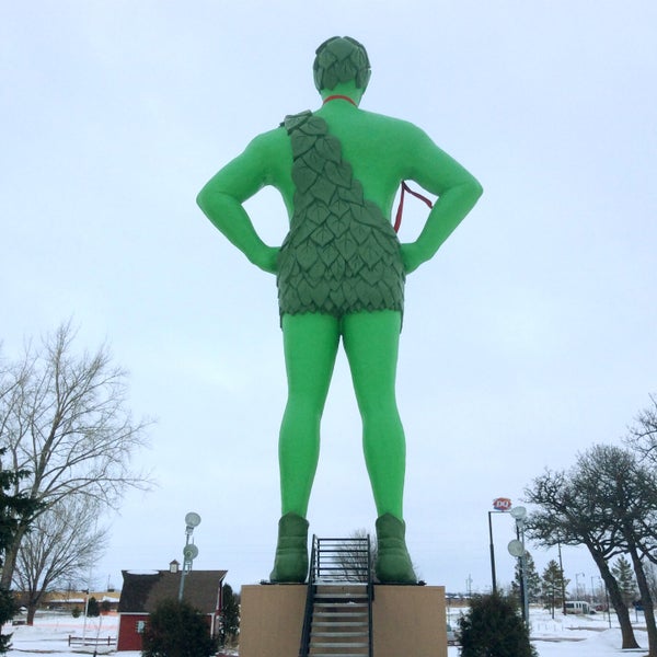 Photo taken at Jolly Green Giant Statue by Michelle L. on 12/21/2016