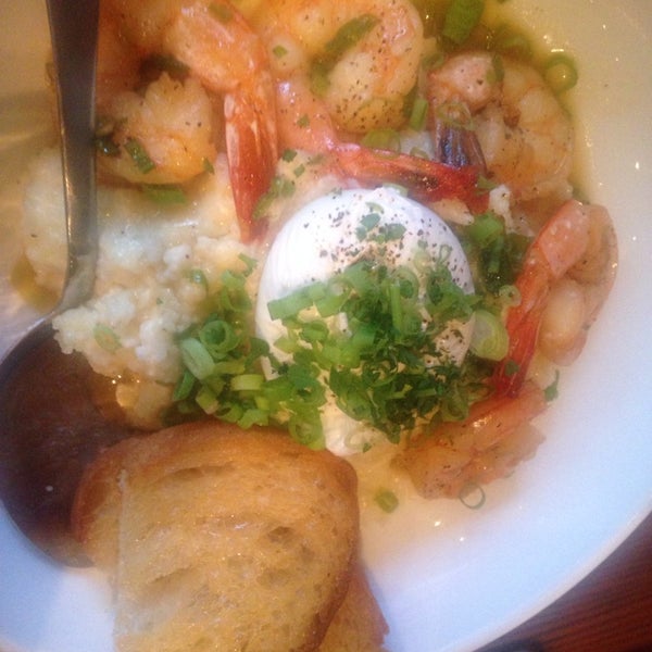 Shrimp and grits was yumm!