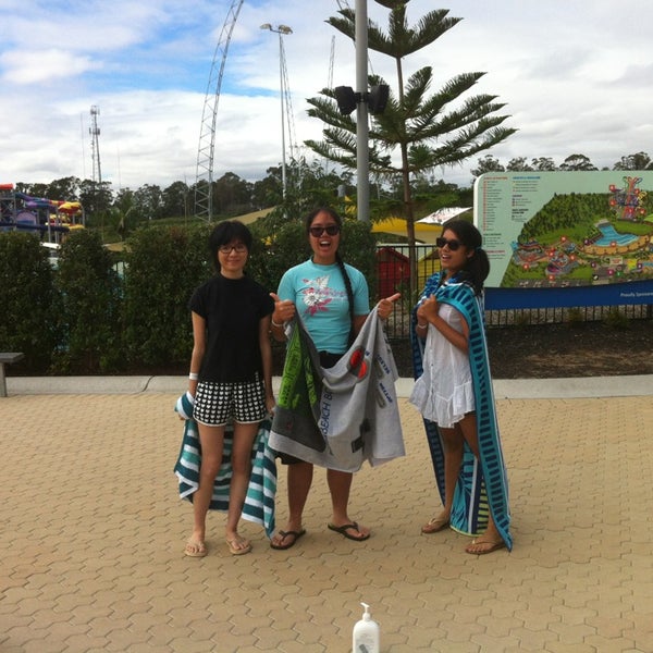 Photo taken at Raging Waters Sydney by Selina P. on 4/14/2014