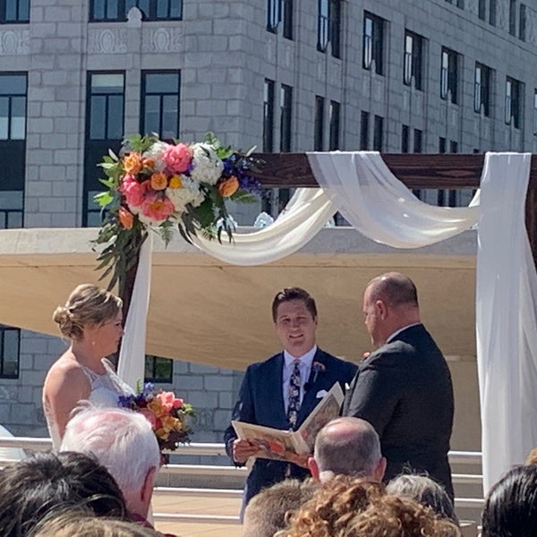 Photo taken at Monona Terrace Community and Convention Center by Melissa W. on 5/26/2019