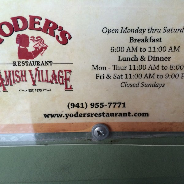 Photo taken at Yoder&#39;s Restaurant by Julius Droolius on 12/30/2014