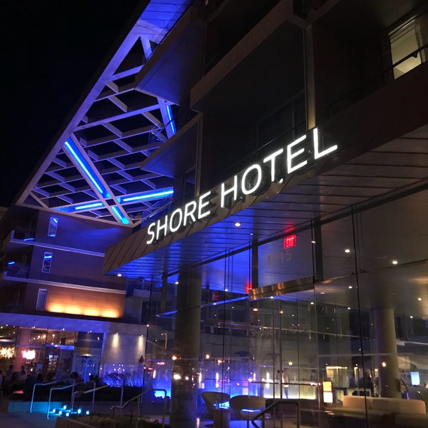 Photo taken at Shore Hotel by Steve T. on 7/14/2018
