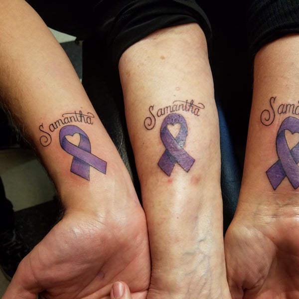 Epilepsy awareness tattoo