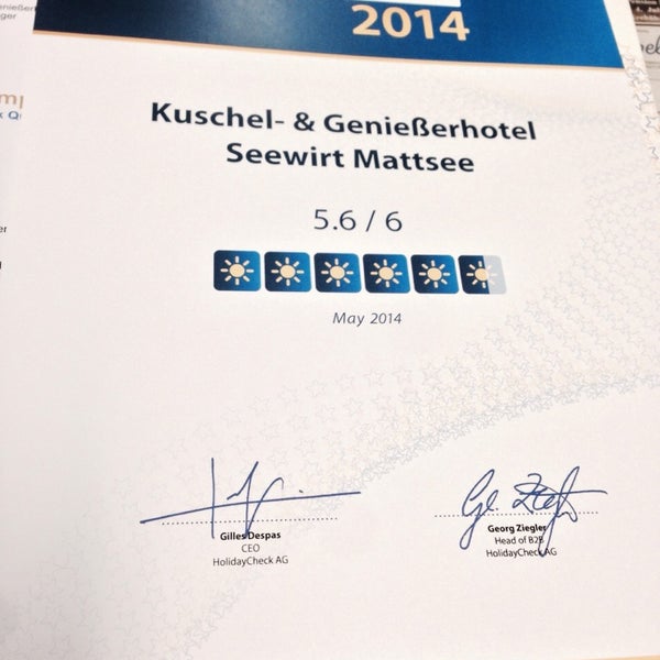 6/25/2014にHelmut B.がKuschelhotel Seewirt Mattseeで撮った写真